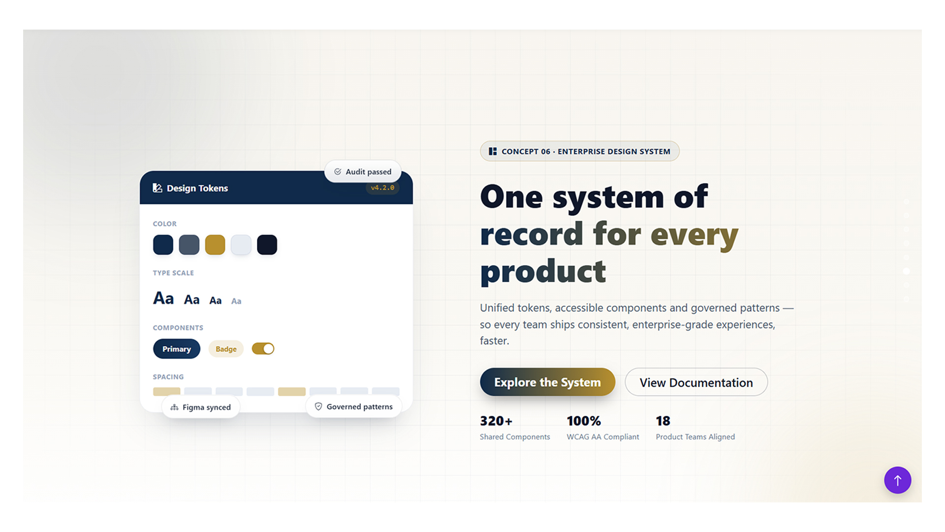 Enterprise Design System project screenshot